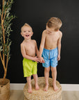 Aqua Boardshorts - Olive + Scout