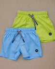 Aqua Boardshorts - Olive + Scout