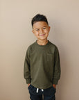 Cash Long Sleeve - Olive + Scout