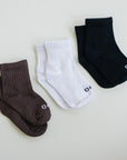 Crew Socks 3 Pack - Olive + Scout