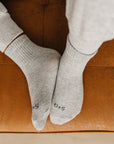Crew Socks Basic Solid 3 Pack - Olive + Scout