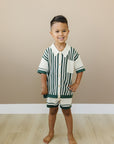 Crochet Knit Shorts - Olive + Scout
