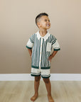Crochet Knit Shorts - Olive + Scout