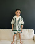 Crochet Knit Shorts - Olive + Scout