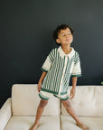 Crochet Knit Shorts - Olive + Scout