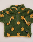 Gabe Fleece Pullover - Olive + Scout