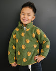 Gabe Fleece Pullover - Olive + Scout