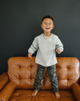 Keaton Long Sleeve - Olive + Scout