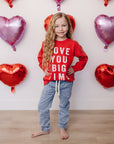 Love You Big Time Long Sleeve - Olive + Scout