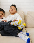 Smiley/Peace Socks 2 Pack - Olive + Scout