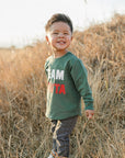 Team Santa Long Sleeve - Olive + Scout