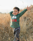 Team Santa Long Sleeve - Olive + Scout
