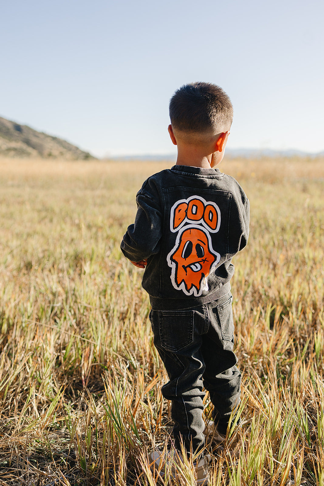 Boo Patchwork Crewneck