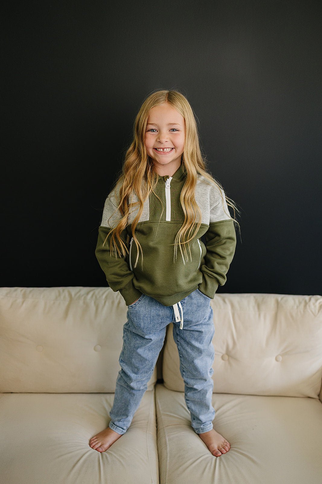 Ace Pullover - Olive + Scout