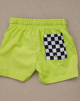 Aqua Boardshorts - Olive + Scout