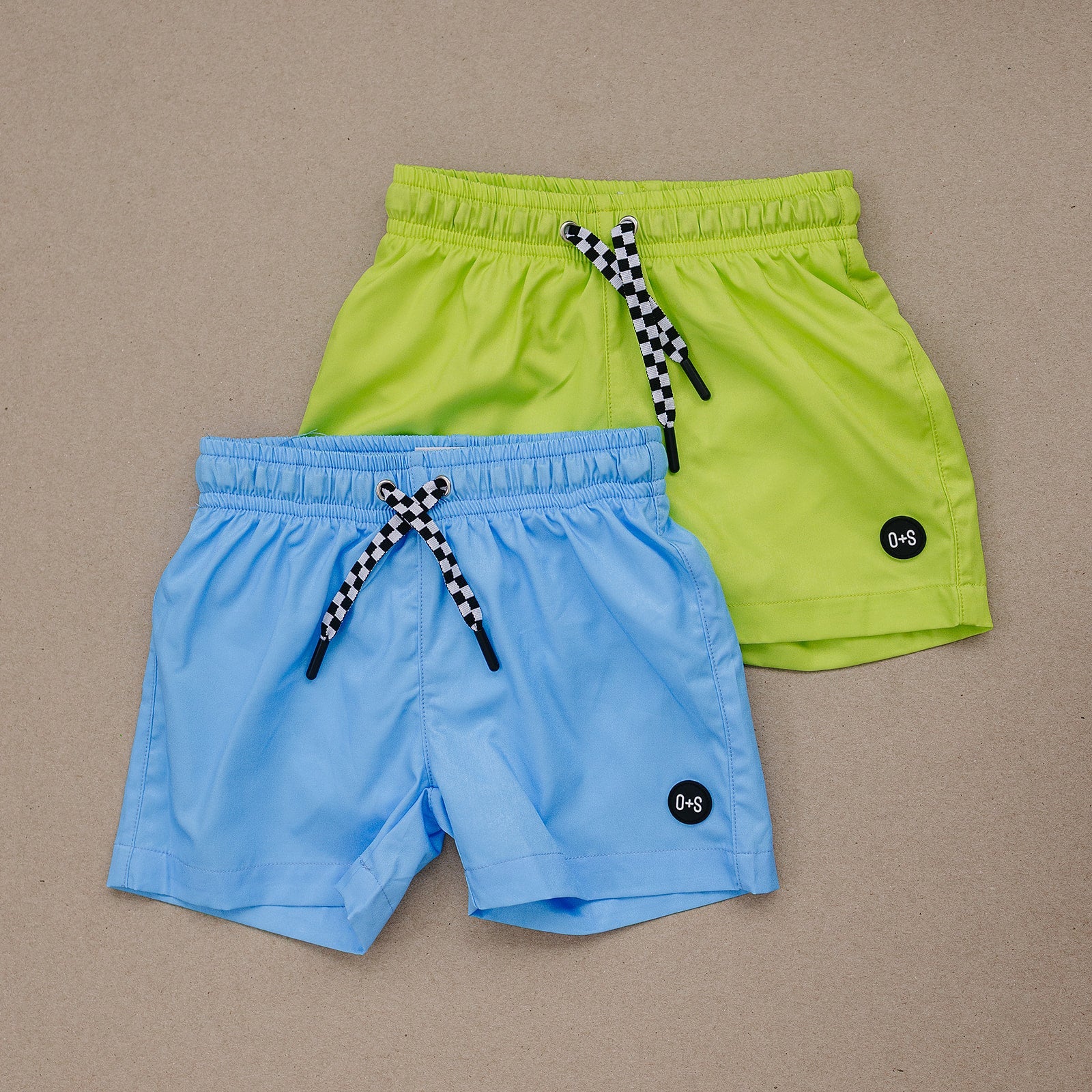 Aqua Boardshorts - Olive + Scout