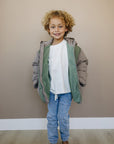 Blaze Puffer Coat - Olive + Scout