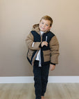 Blaze Puffer Coat - Olive + Scout