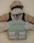 Blaze Puffer Coat - Olive + Scout