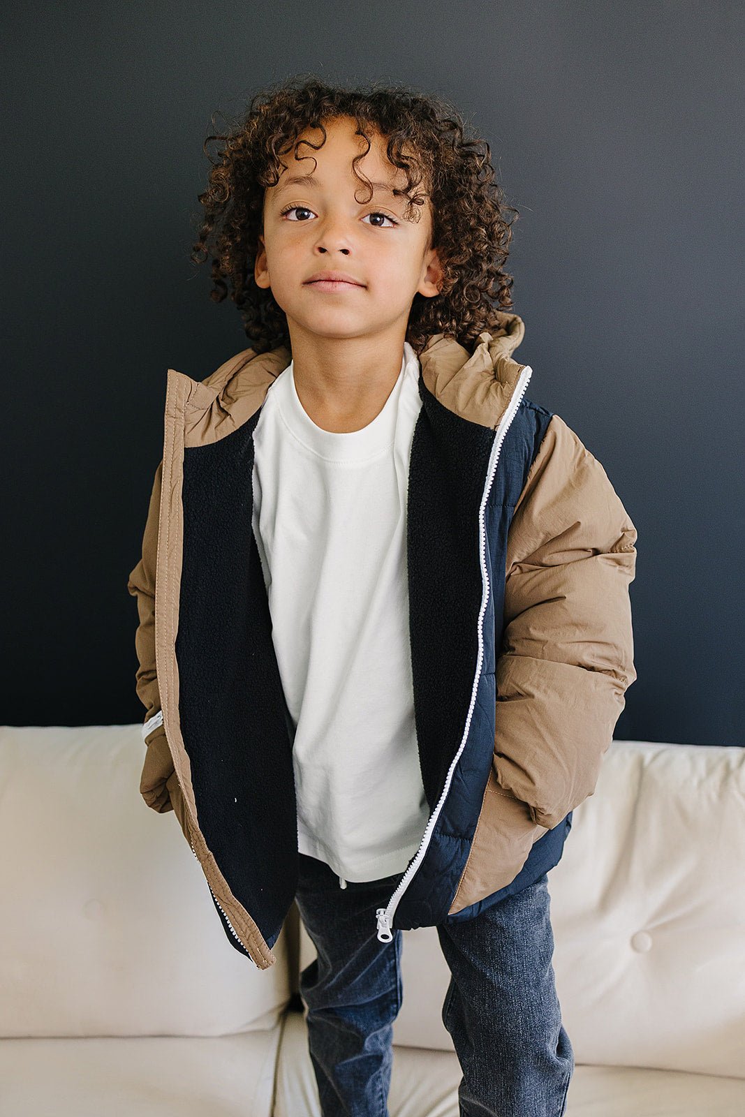 Blaze Puffer Coat - Olive + Scout