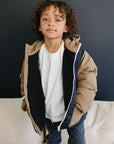 Blaze Puffer Coat - Olive + Scout