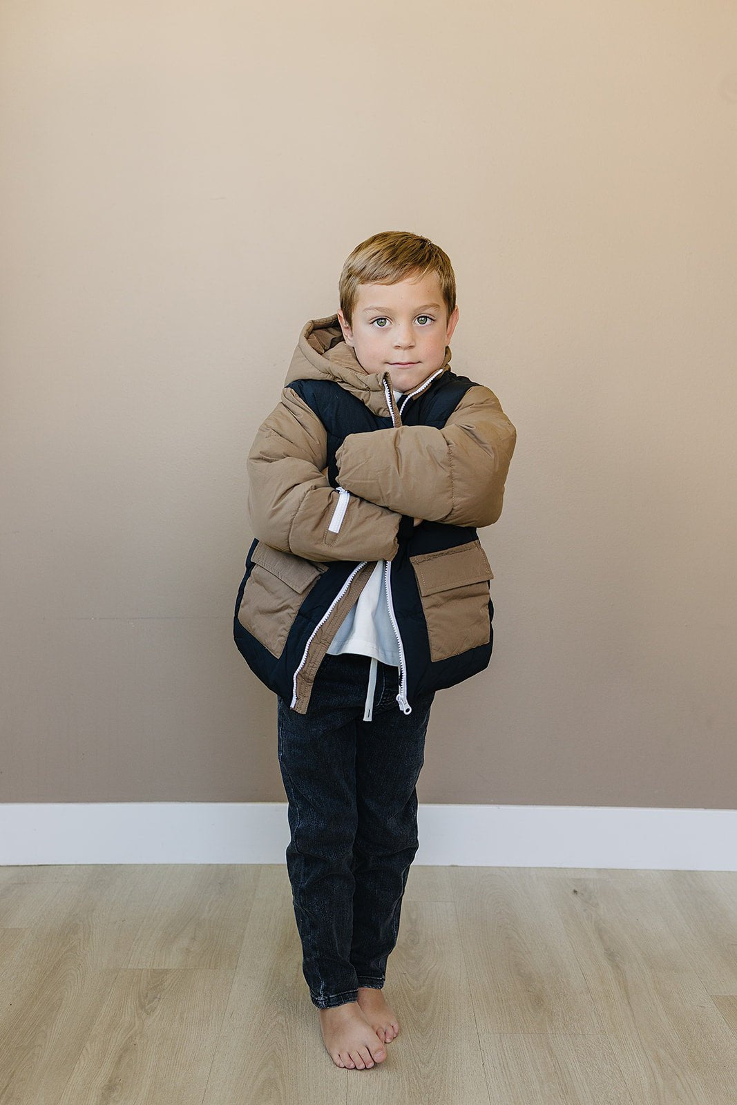 Blaze Puffer Coat - Olive + Scout