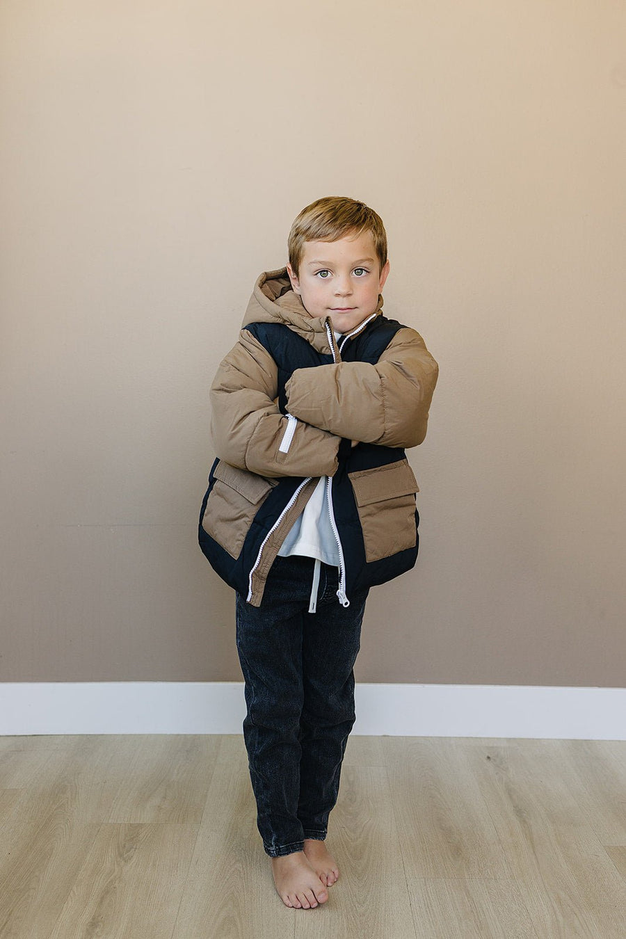 Blaze Puffer Coat - Olive + Scout