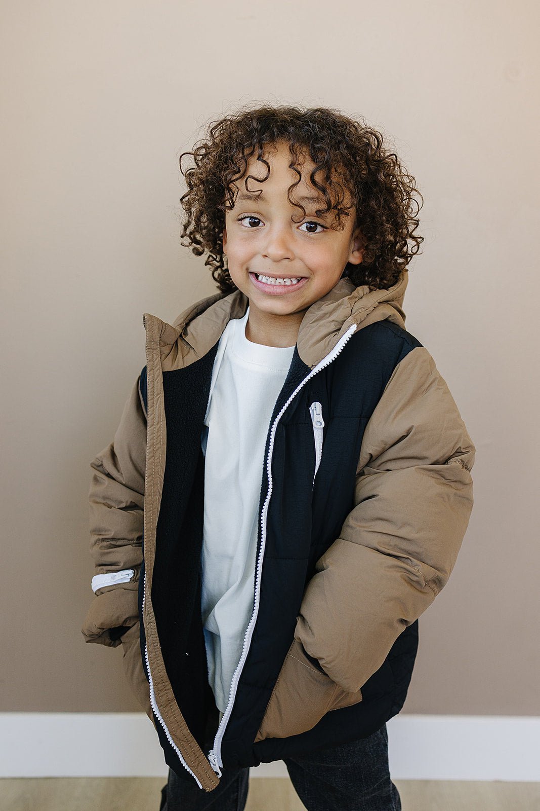 Blaze Puffer Coat - Olive + Scout