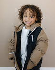 Blaze Puffer Coat - Olive + Scout