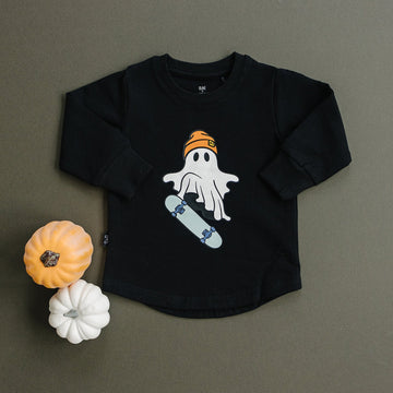 Boo Crew Long Sleeve - Olive + Scout