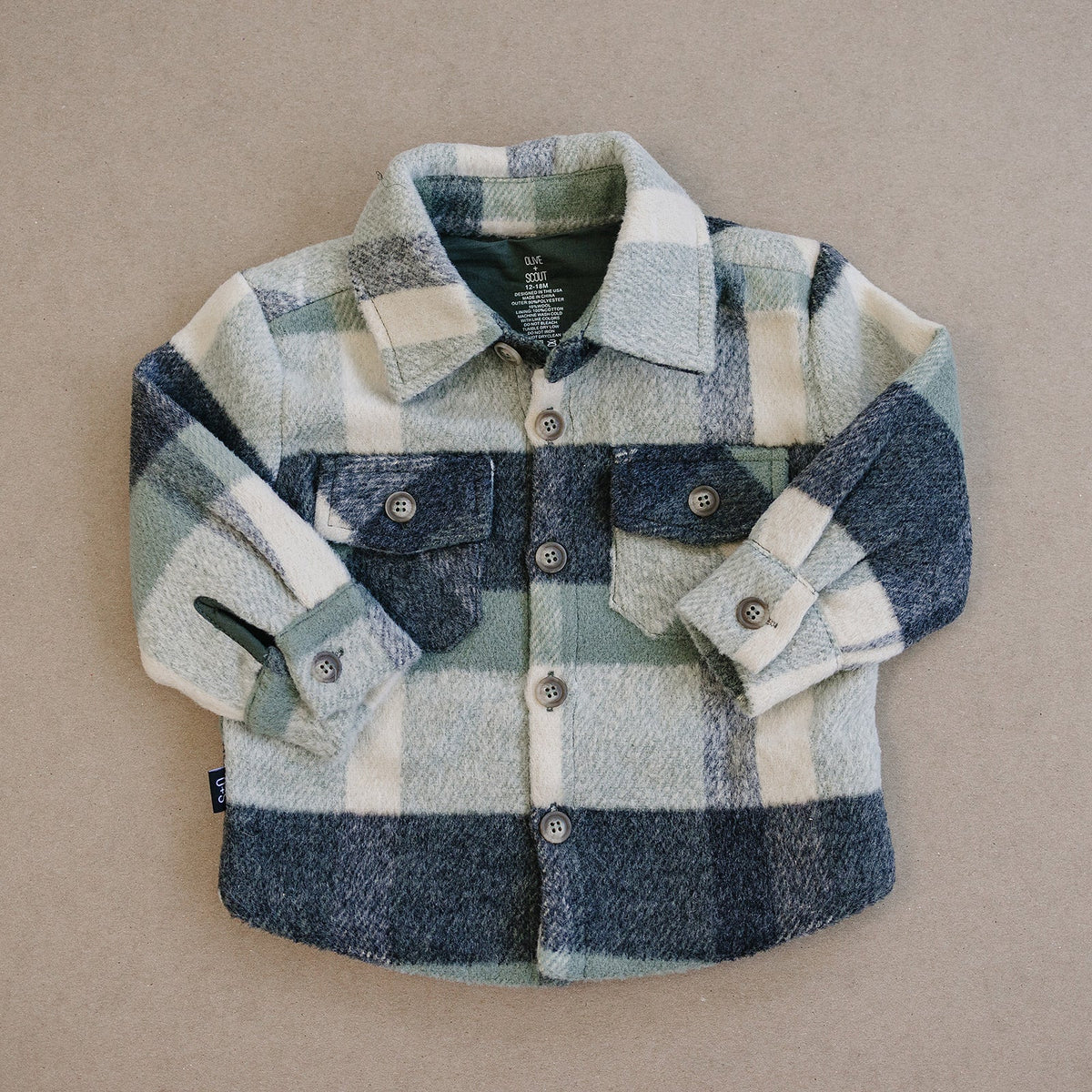 Bowen Shacket - Olive + Scout