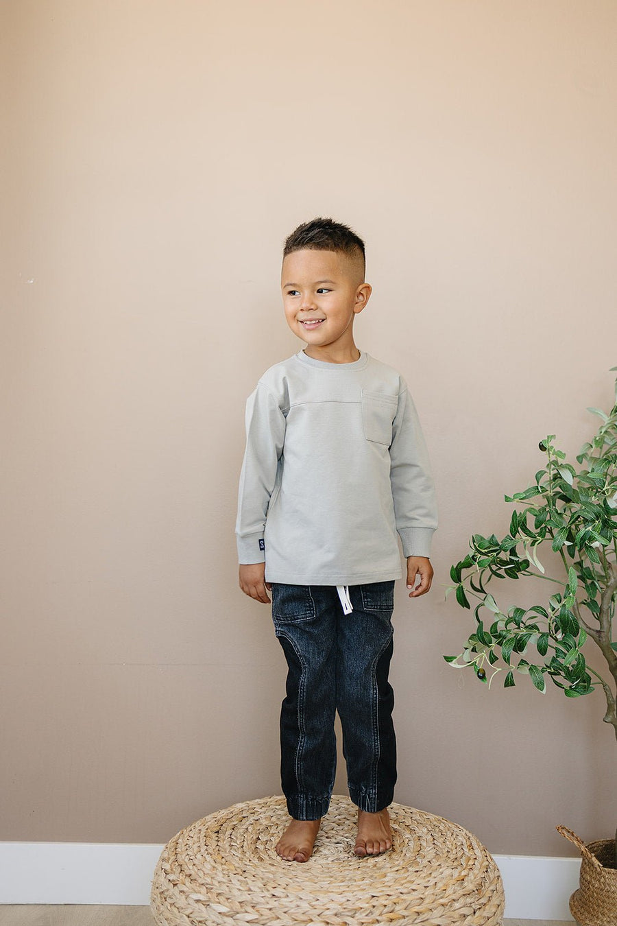 Brodie Long Sleeve - Olive + Scout