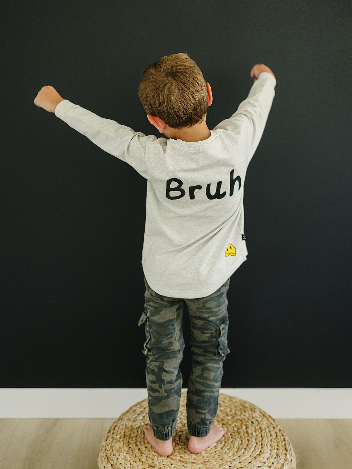 Bruh Long Sleeve - Olive + Scout