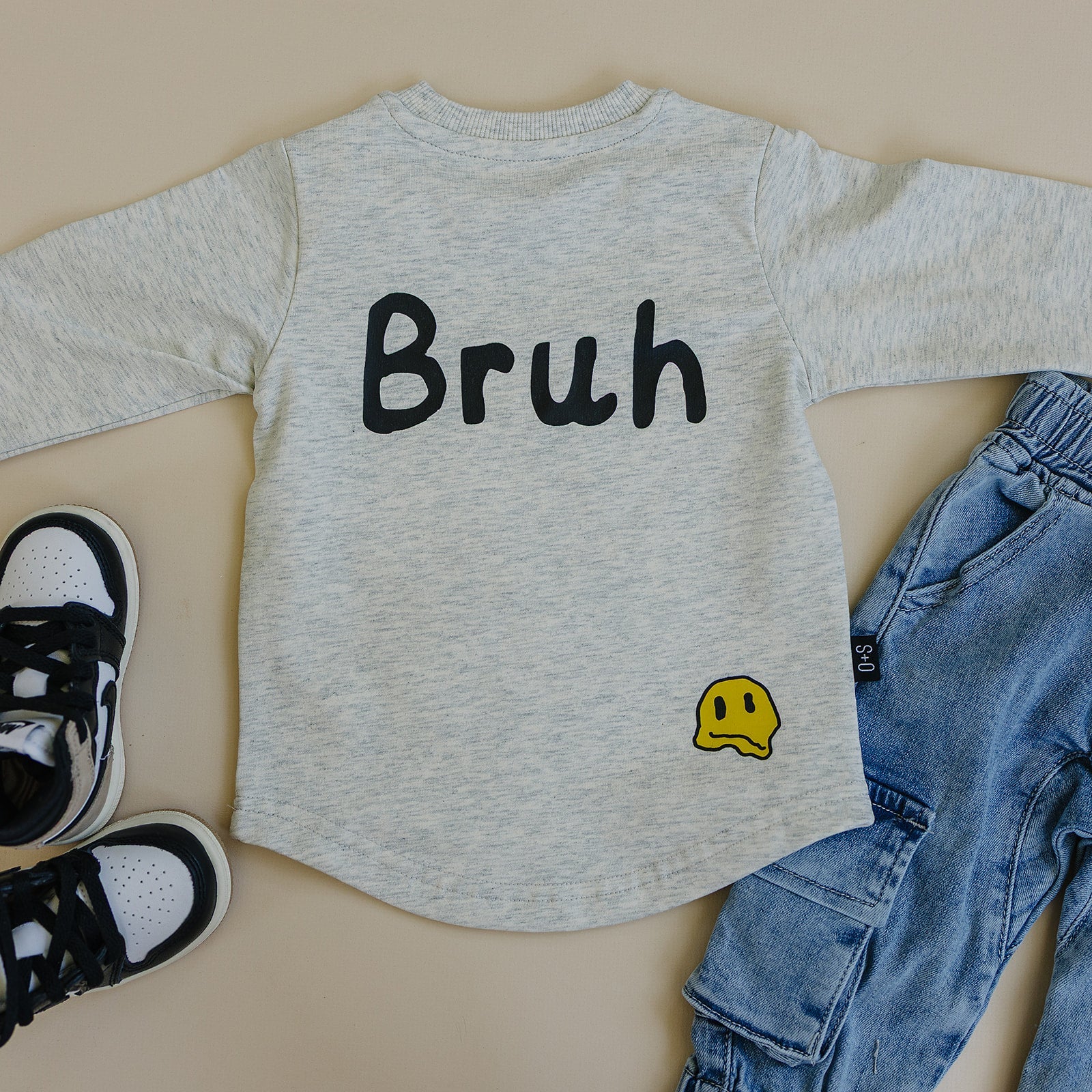 Bruh Long Sleeve - Olive + Scout