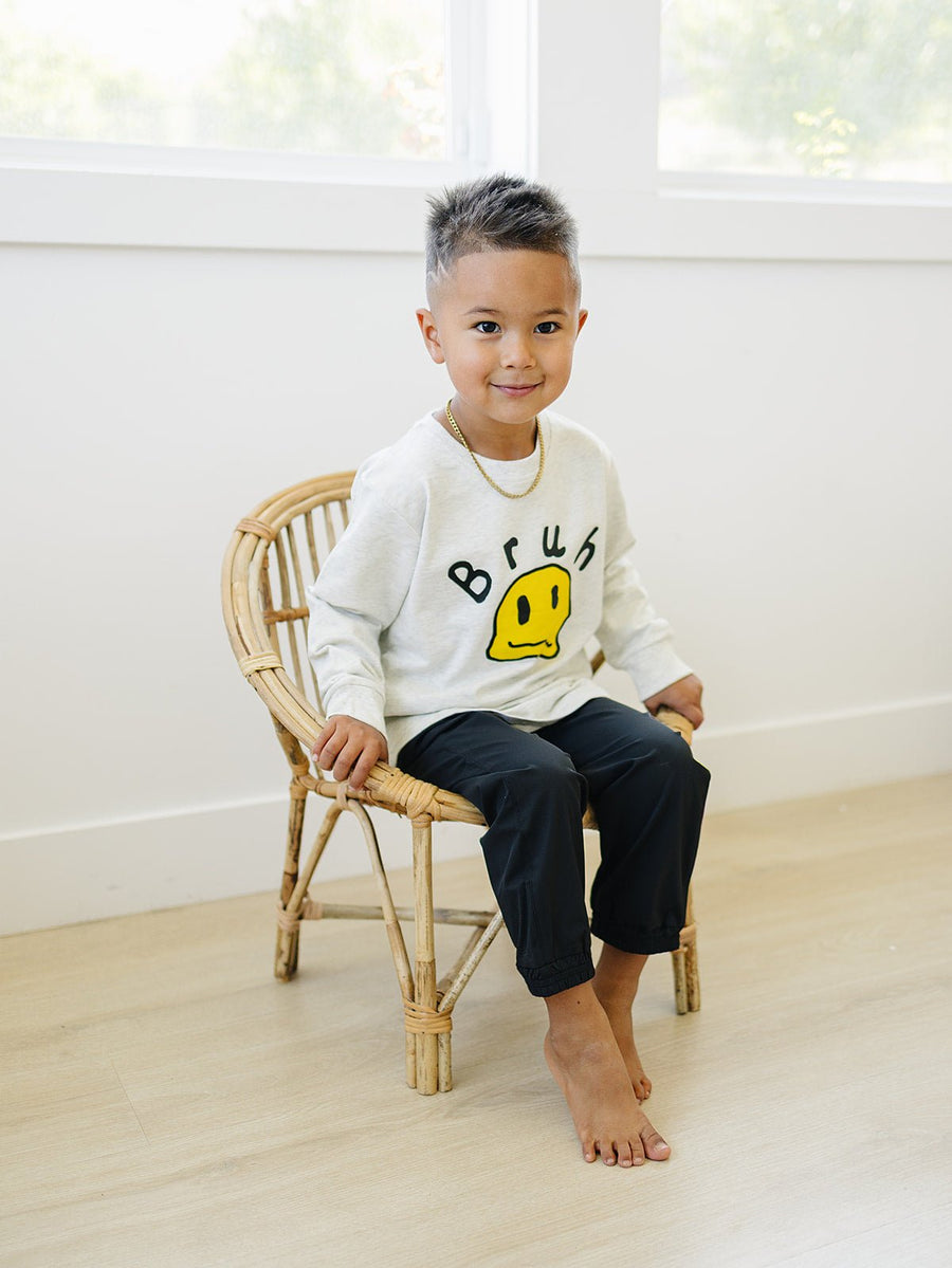 Bruh Long Sleeve - Olive + Scout