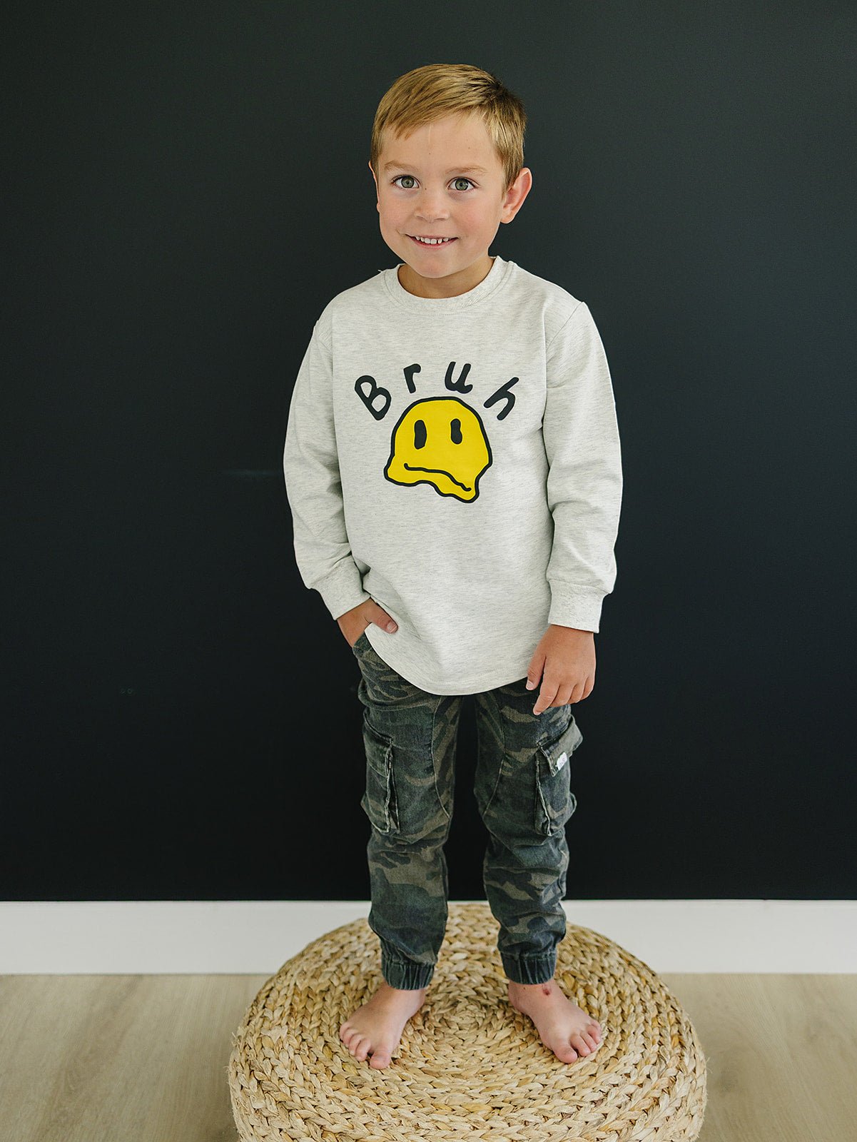 Bruh Long Sleeve - Olive + Scout