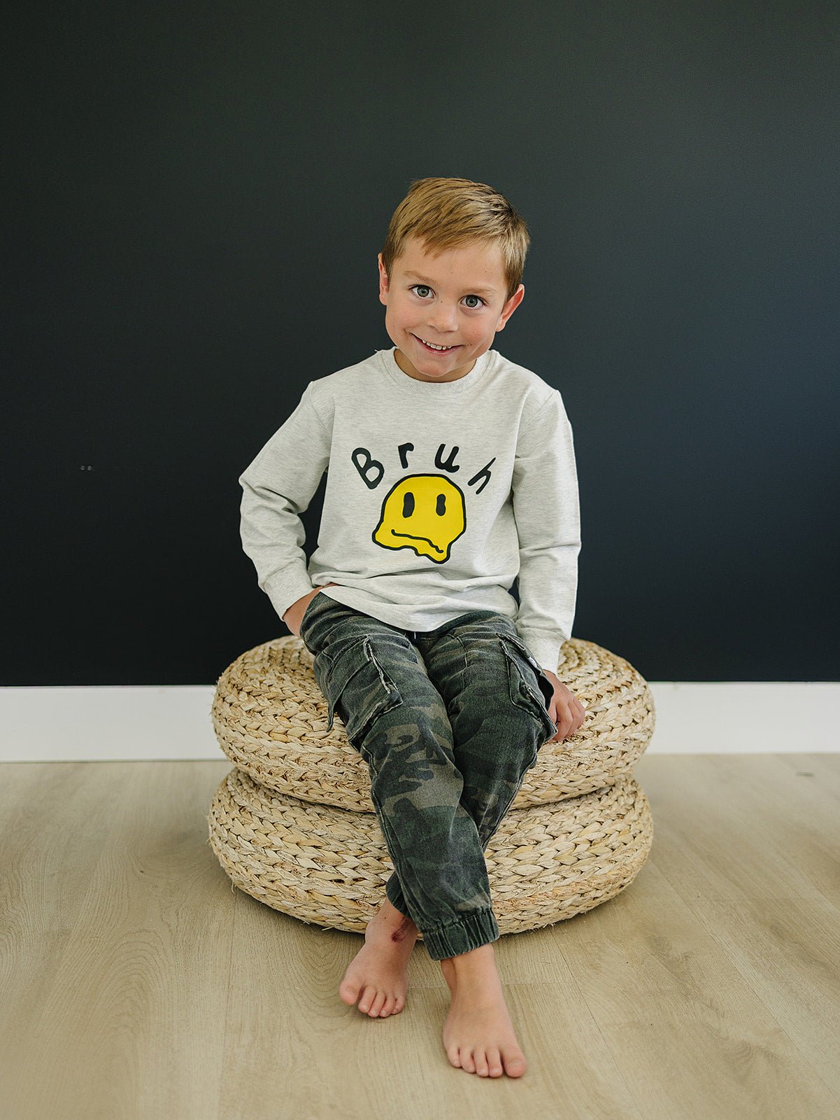 Bruh Long Sleeve - Olive + Scout