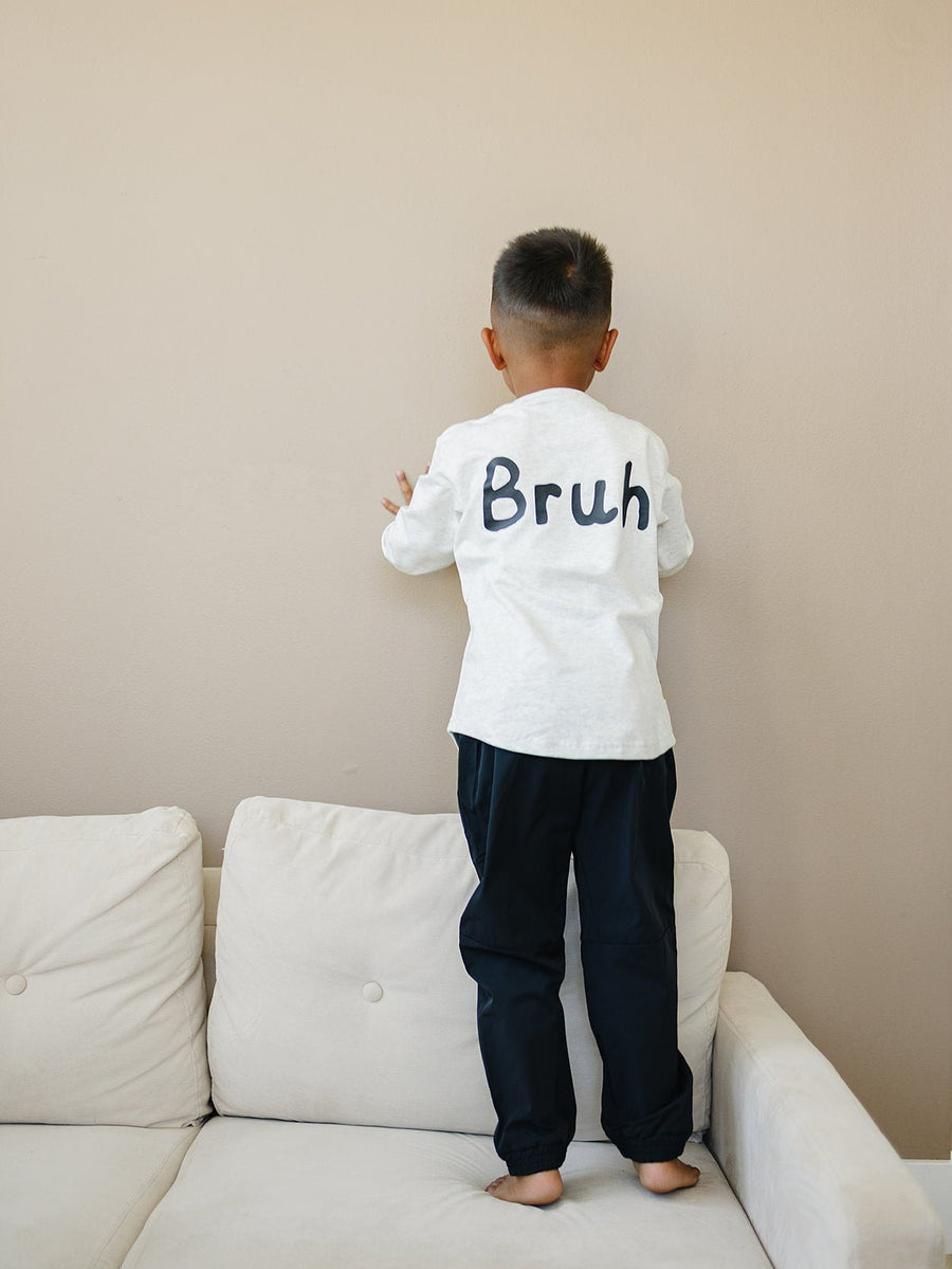 Bruh Long Sleeve - Olive + Scout