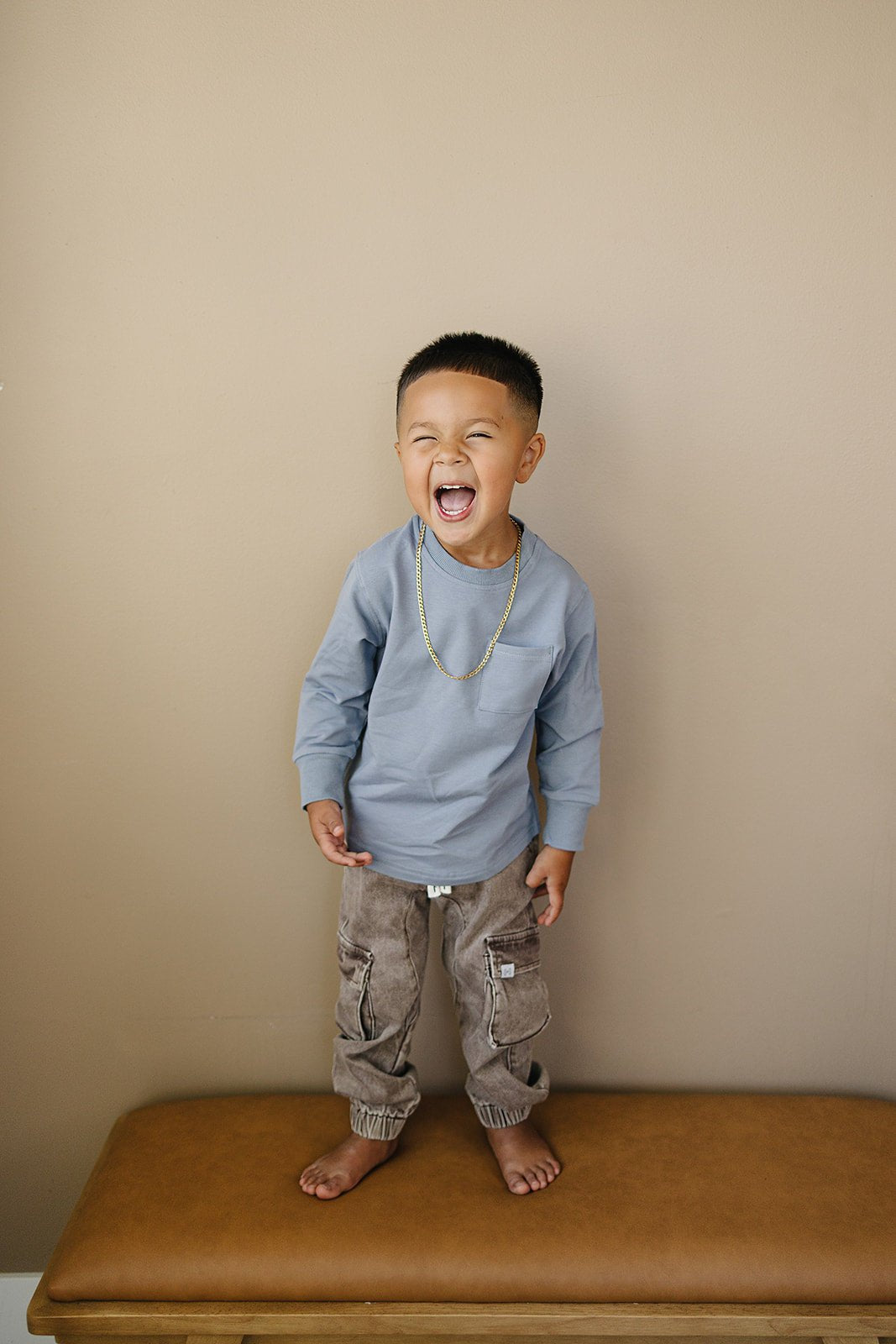 Cash Long Sleeve - Olive + Scout