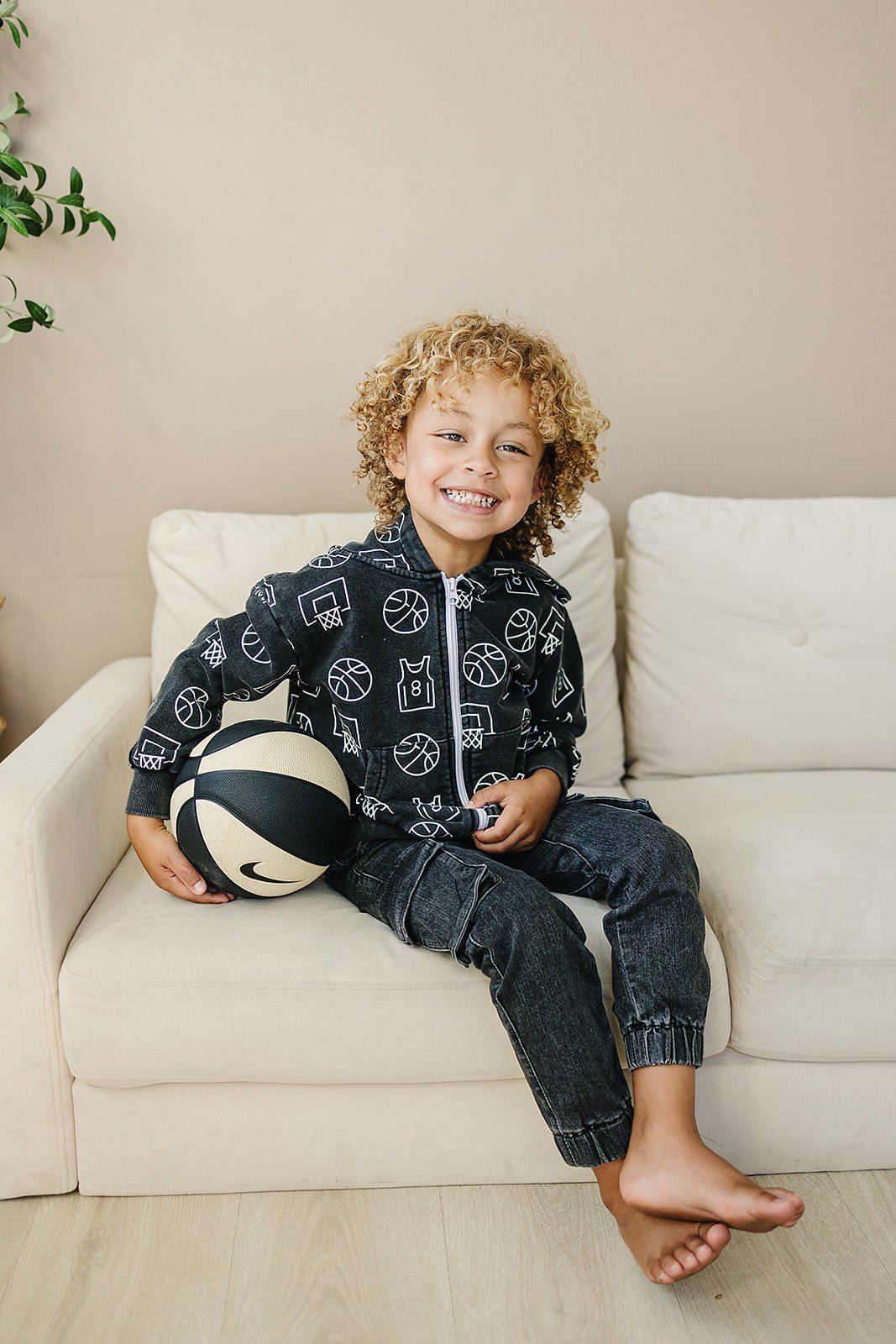 Cohen Zip Up Hoodie - Olive + Scout