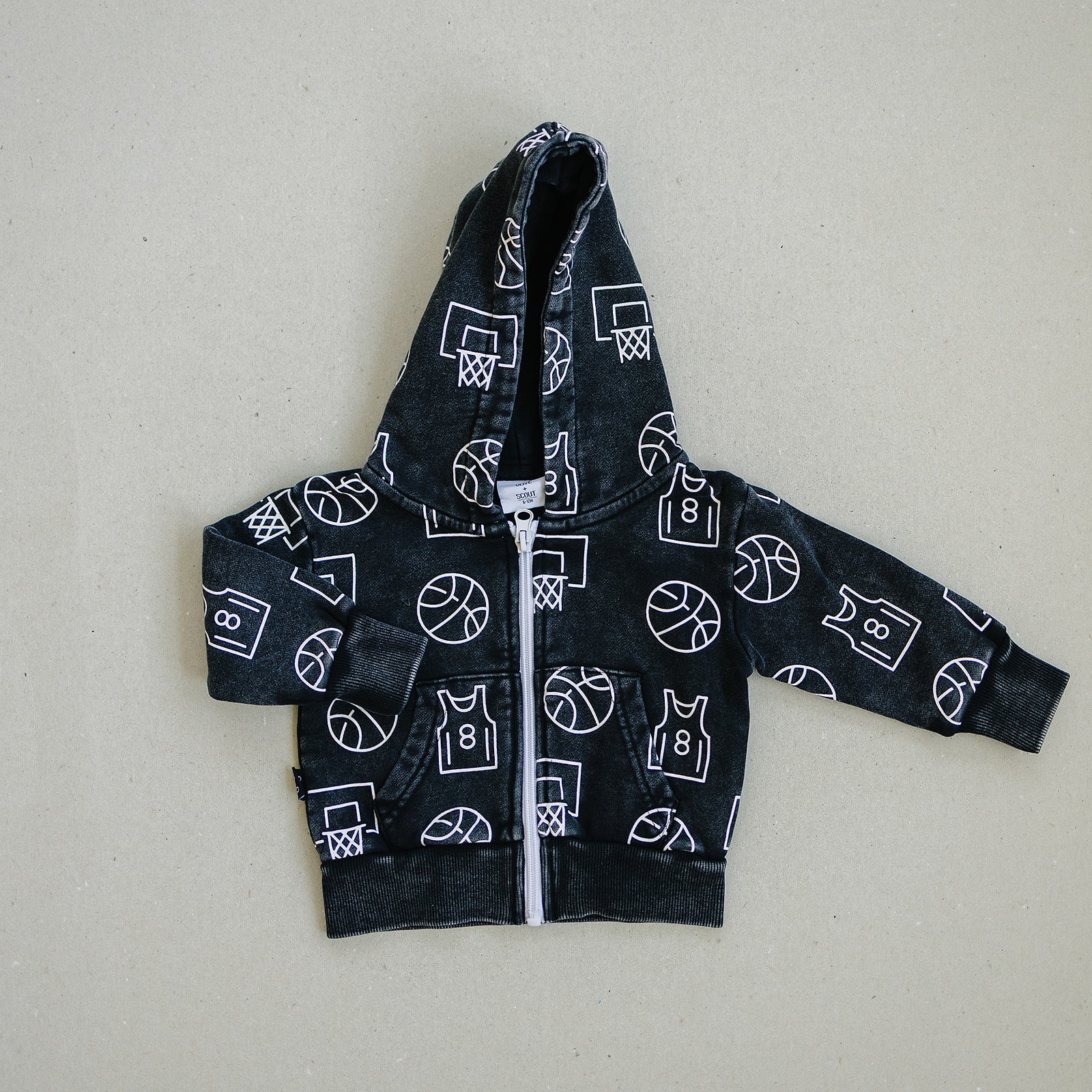 Cohen Zip Up Hoodie - Olive + Scout