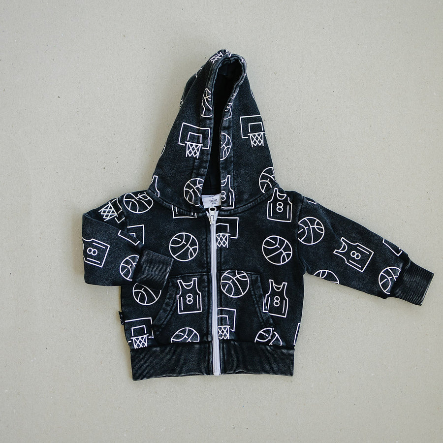 Cohen Zip Up Hoodie - Olive + Scout
