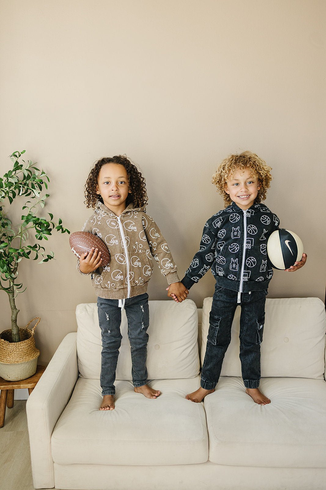 Cohen Zip Up Hoodie - Olive + Scout