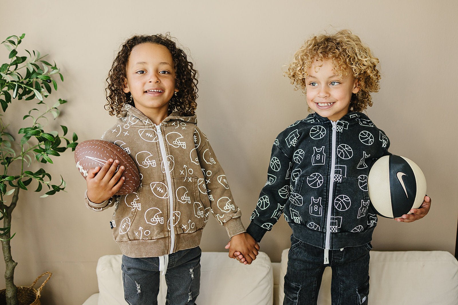 Cohen Zip Up Hoodie - Olive + Scout