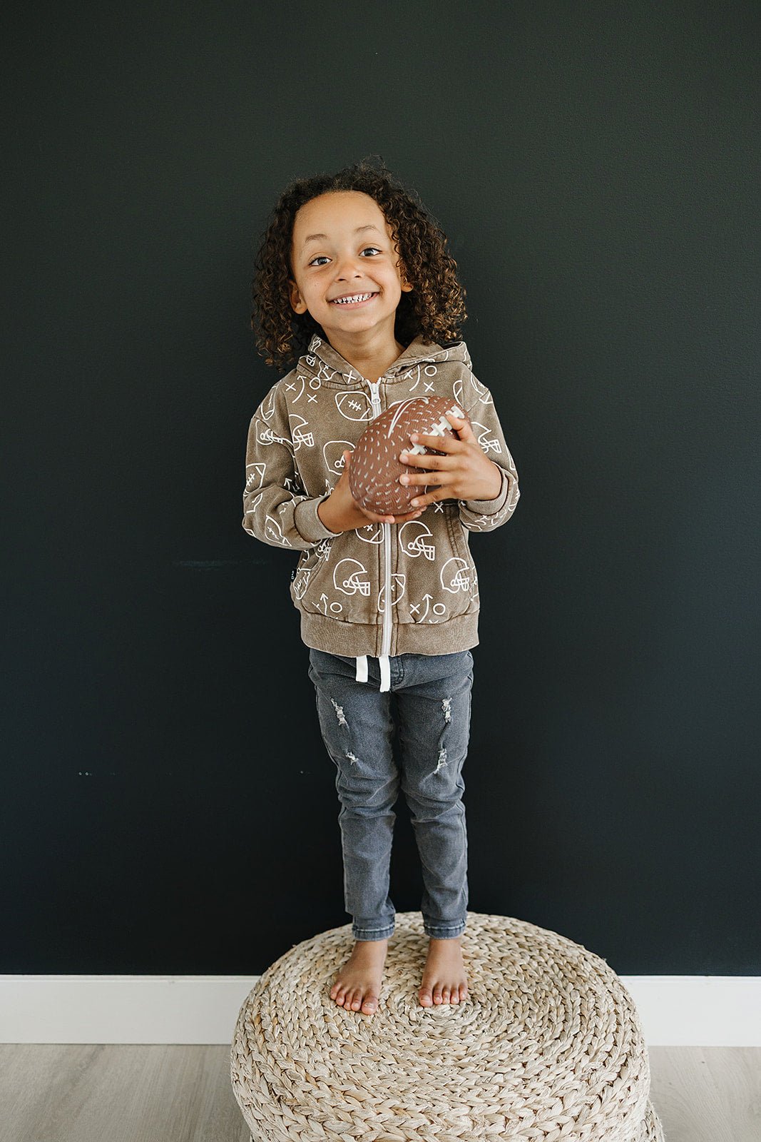 Cohen Zip Up Hoodie - Olive + Scout