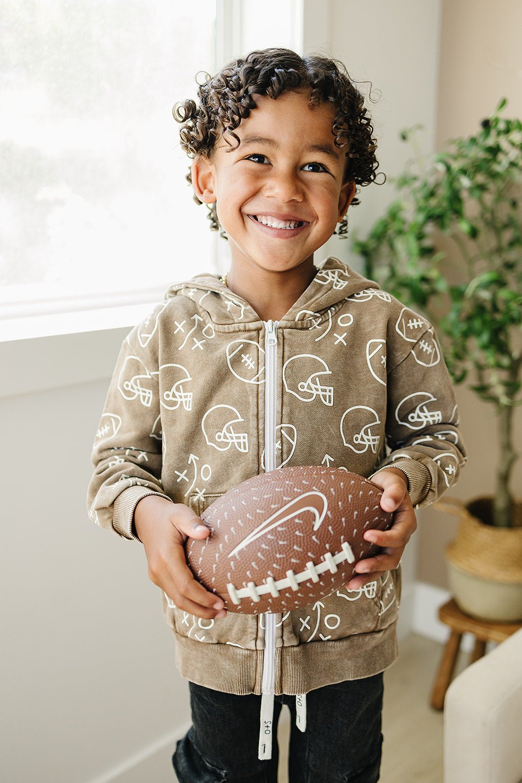 Cohen Zip Up Hoodie - Olive + Scout