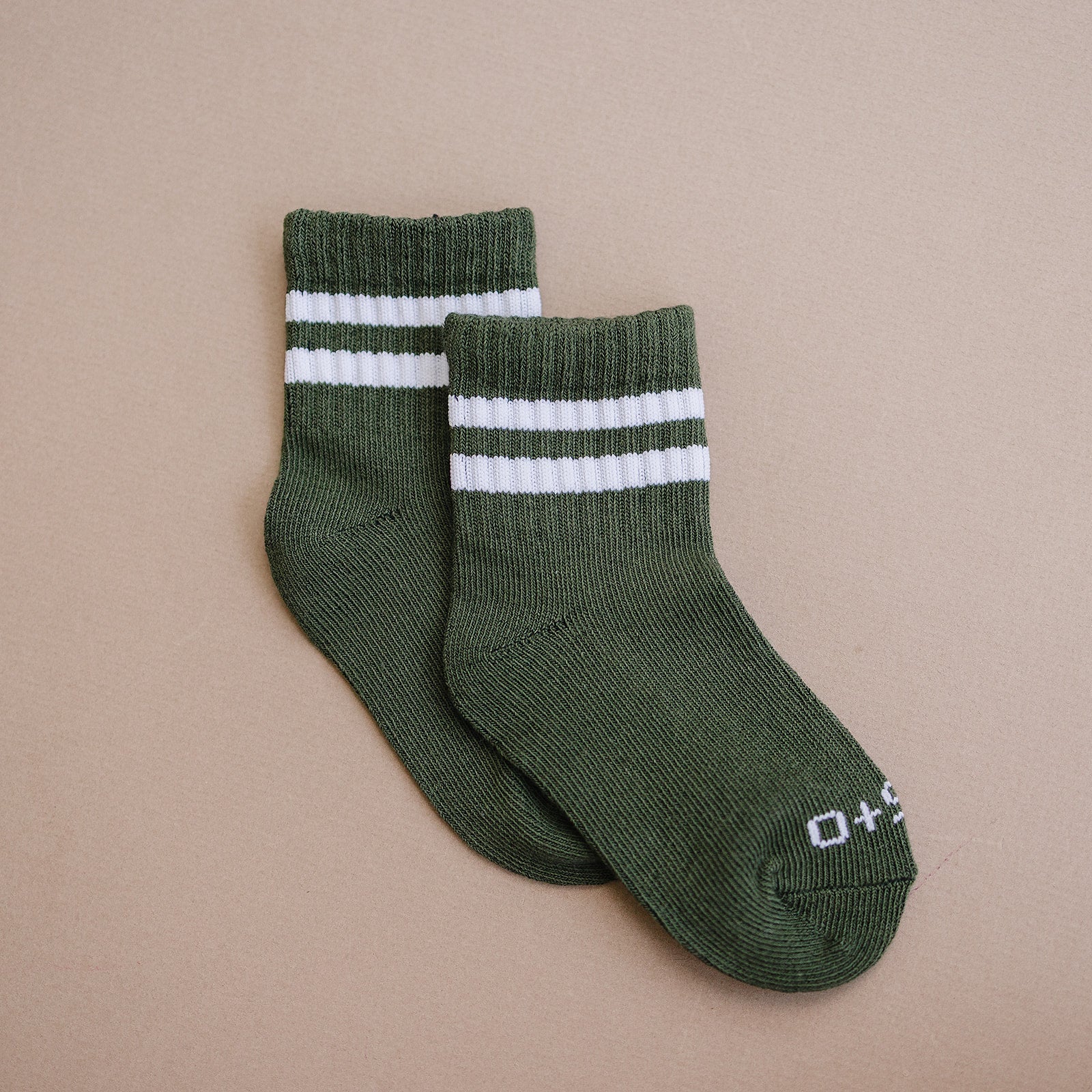 Crew Socks Autumn 3 Pack - Olive + Scout