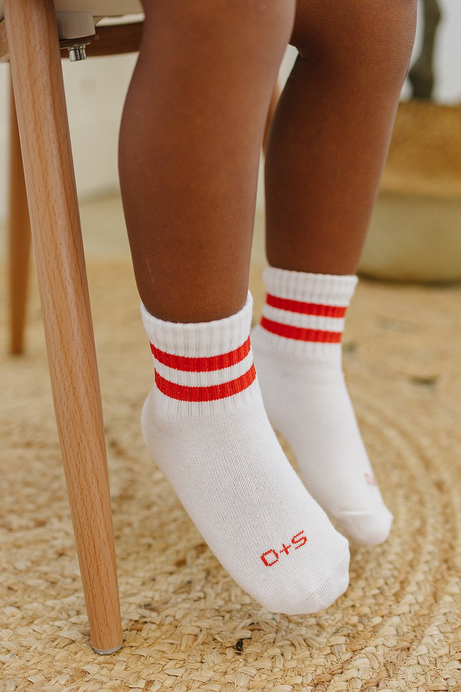 Crew Socks Striped 3 Pack - Olive + Scout