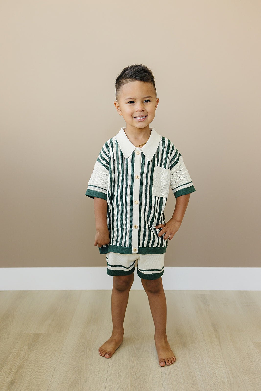 Crochet Knit Shorts - Olive + Scout