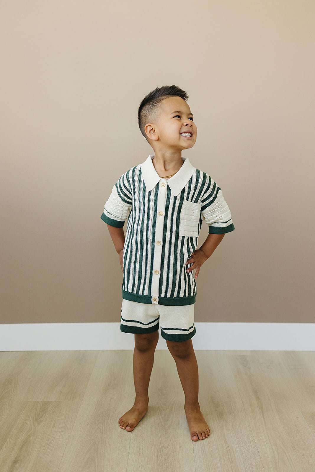 Crochet Knit Shorts - Olive + Scout